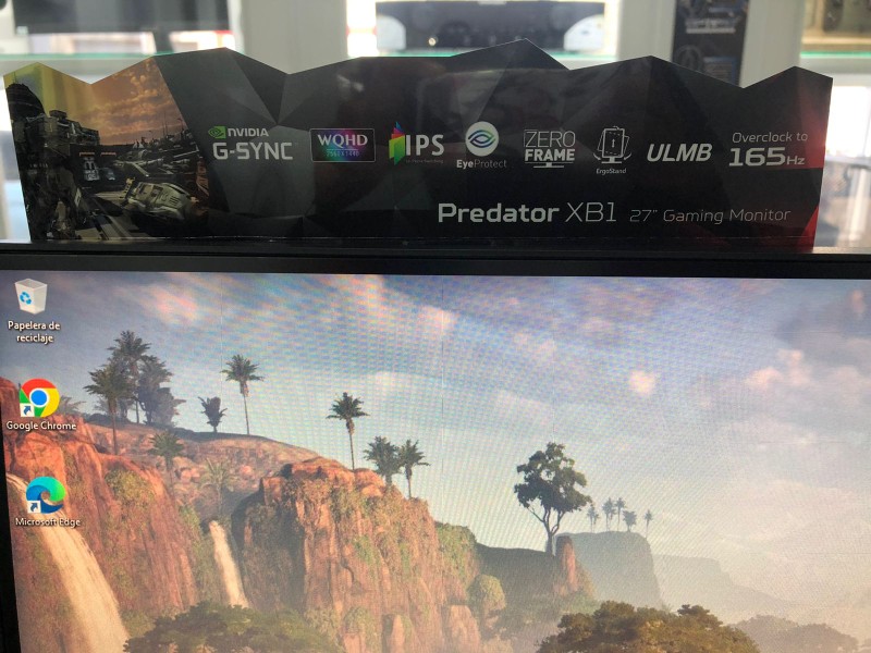 computadoras y laptops - Monitor Gaming Acer Depredator 27" XB1, 165 Hz, WQHD 2560x1440, Nvidia G-Sync 5