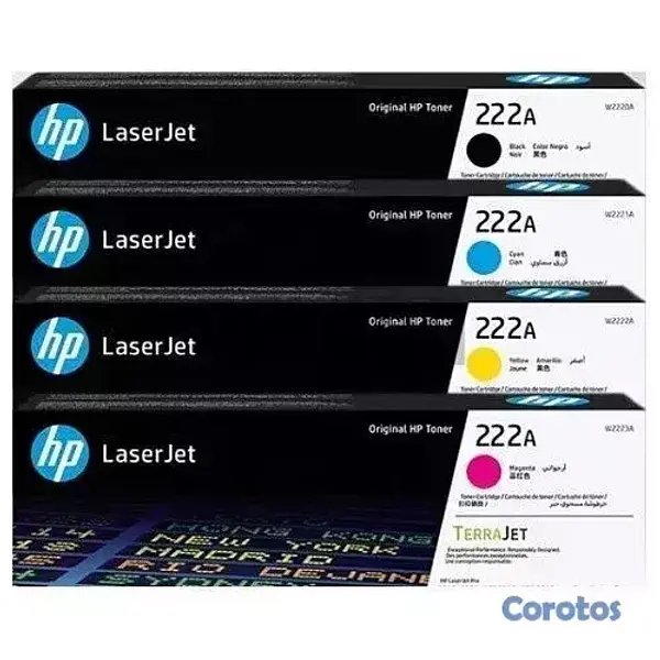 impresoras y scanners - TONER HP 222A - EN TODOS LOS COLORES   2