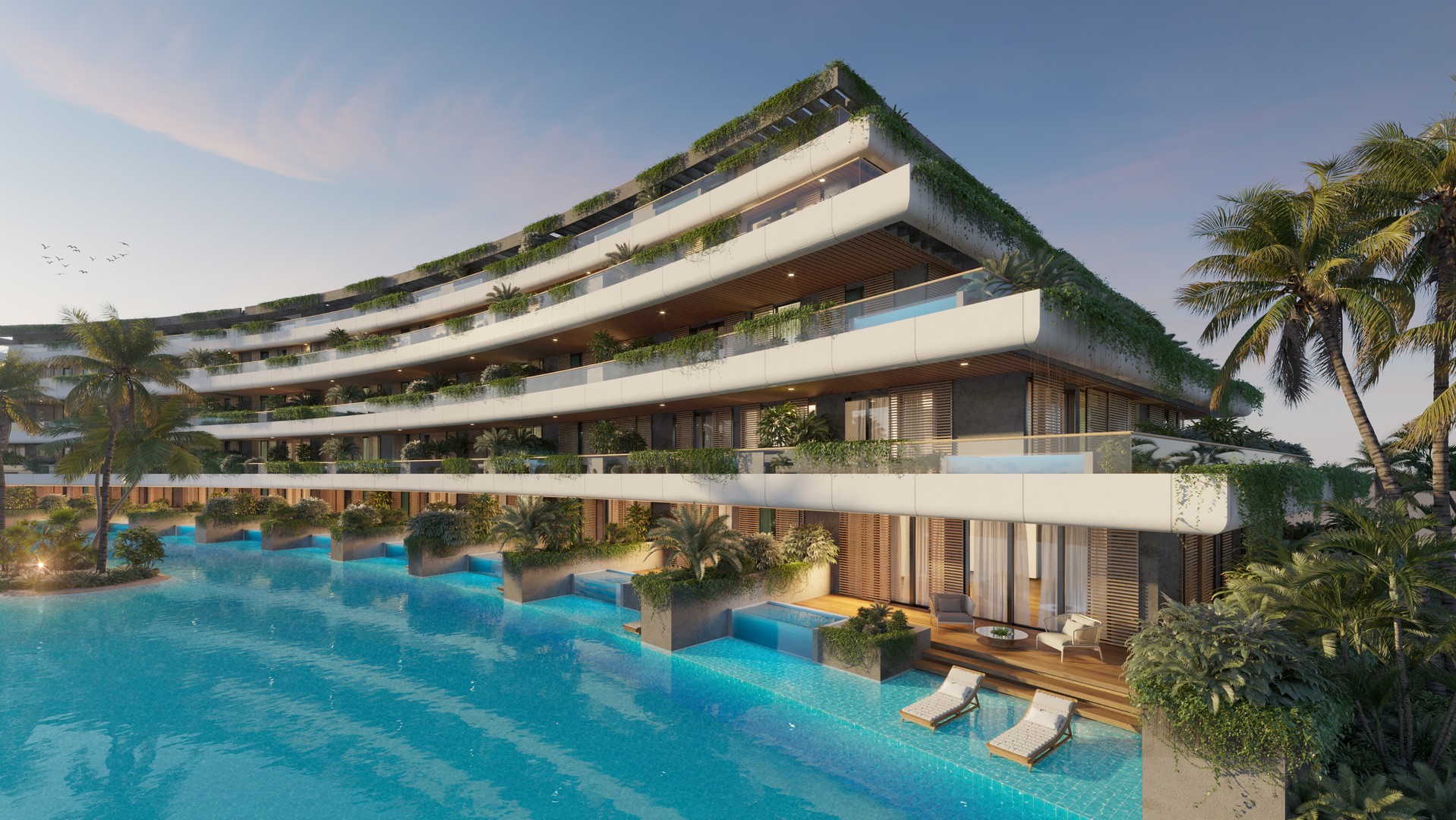 apartamentos - Apartamentos de lujo de venta en Punta Cana, a 3 minutos de la playa. 1,2,3 hab. 1