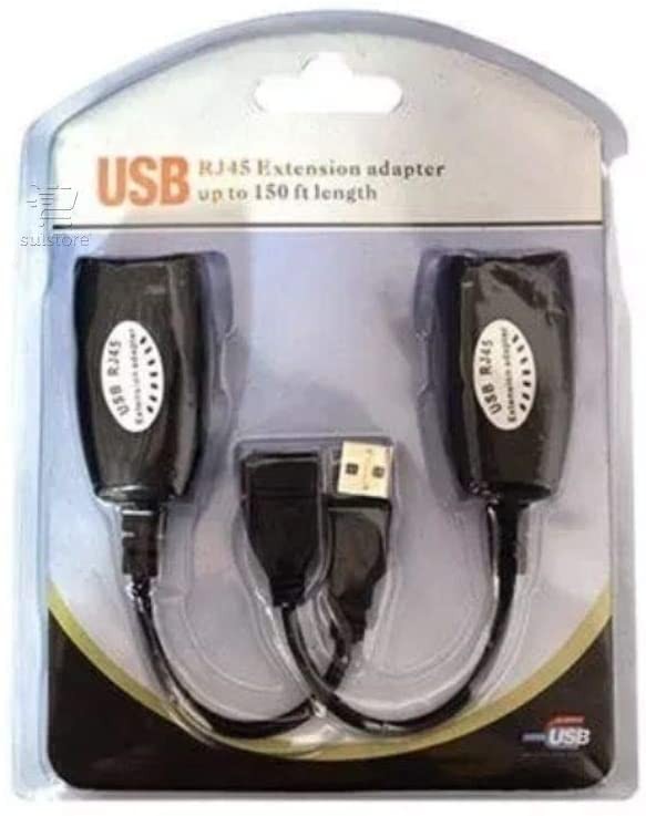 otros electronicos - Adaptador de extensión USB 2.0 a RJ45 maximo 150FT largo. 6