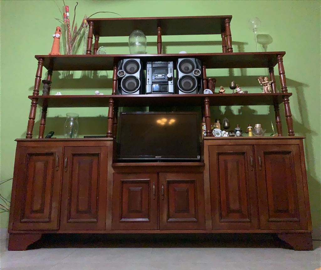 muebles y colchones - Estante en Roble  2