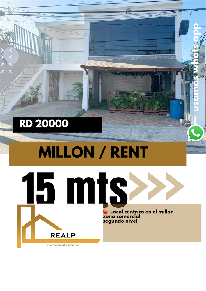 oficinas y locales comerciales - Local  comercial en el millo.