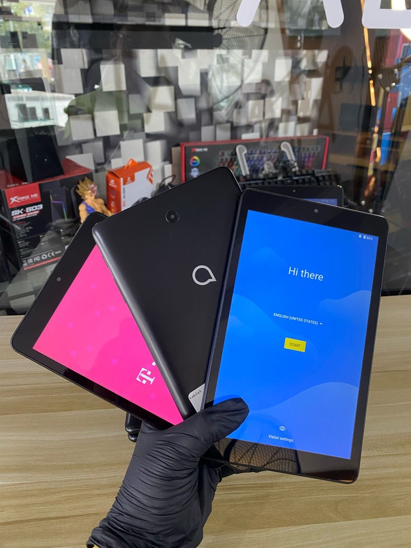 celulares y tabletas - Tablet alcatel 3t de chip 8 pulgadas 16gb, bastante rapida, camara frontal 2