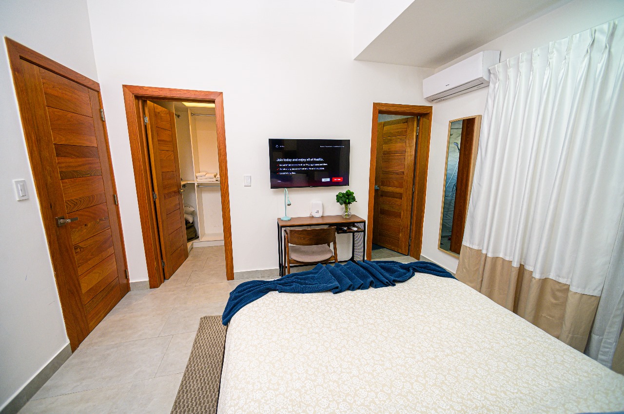 apartamentos - Apartamento Amueblado Condo Hotel Piantini  9