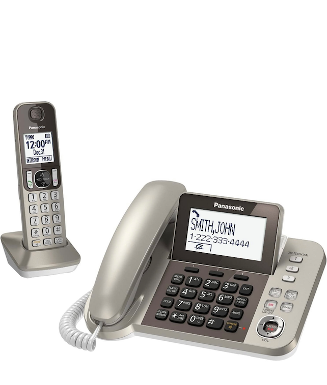 celulares y tabletas - Panasonic KXTGF350N Dect 1-Handset teléfono fijo 2