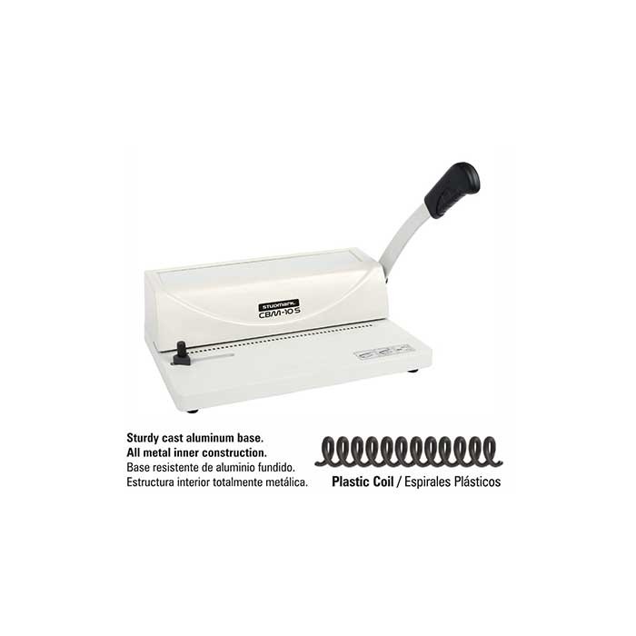 impresoras y scanners - MAQUINA ENCUADERNADORA ESPIRAL PLASTICOS 10HOJAS A LA VEZ  COIL STUDMARK ST-CBM- 1