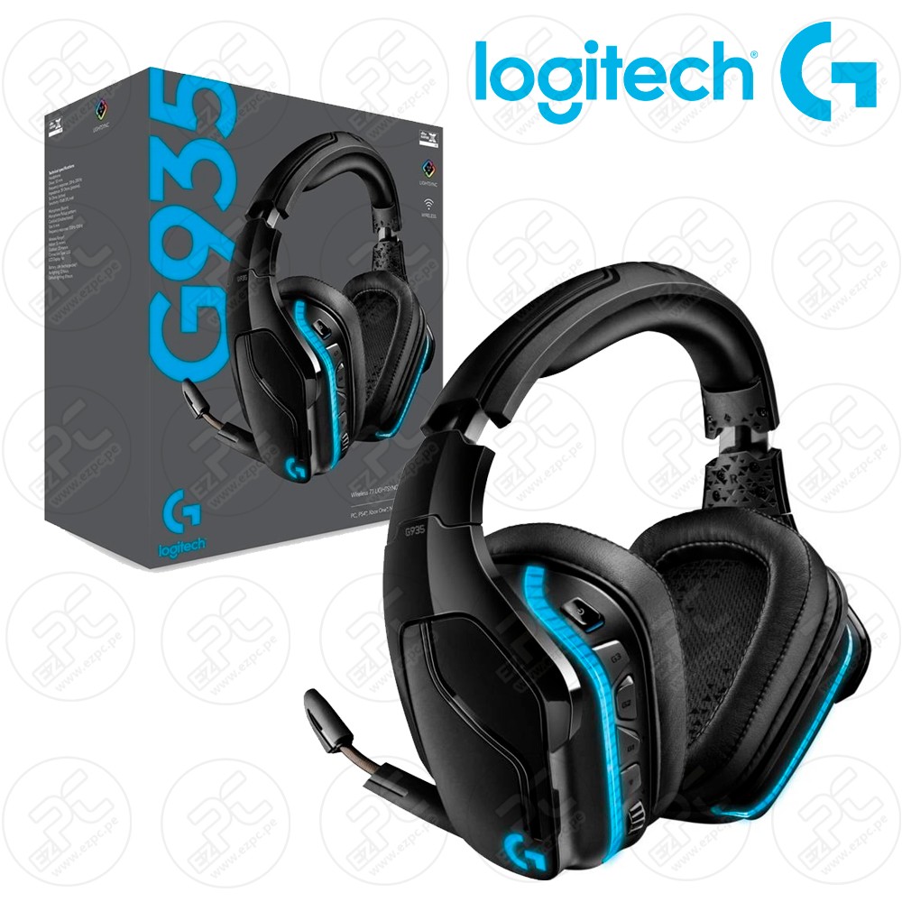 computadoras y laptops - AUDIFONO CON MICROFONO LOGITECH G935 7.1 SUNRROUND LIGHTSYNC RGB WIRELESS GAMING 0