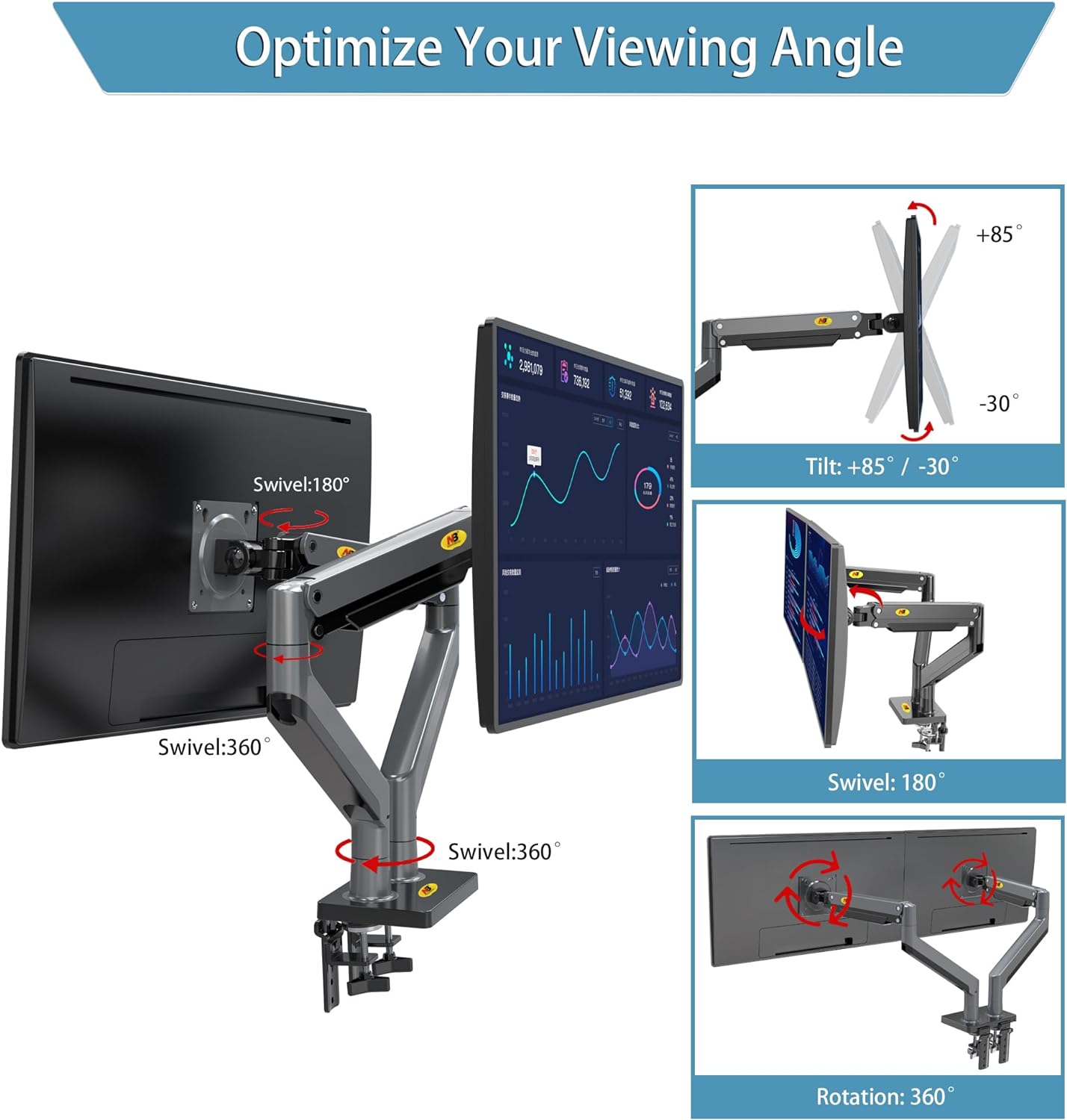 computadoras y laptops - Soporte para Monitor 1