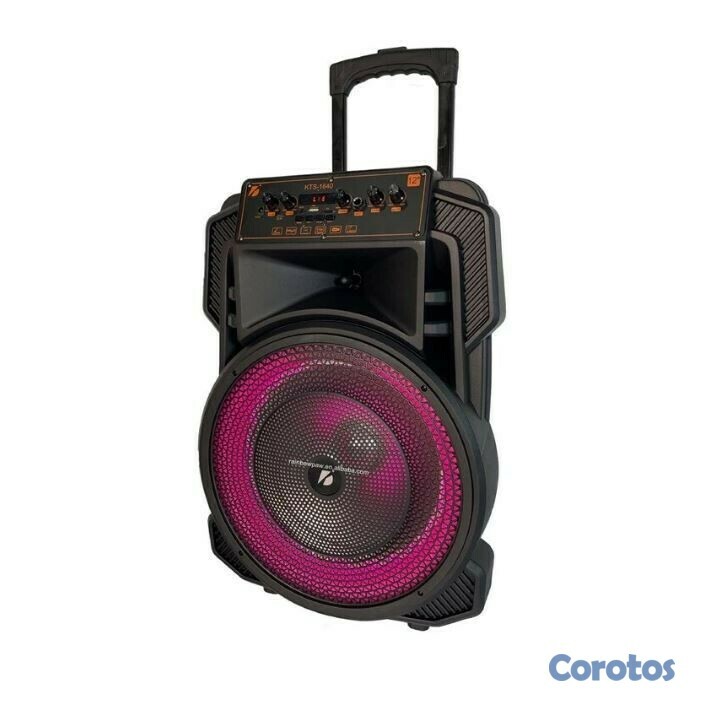 otros electronicos - Bocina de 12 pulgada KTS-1640 RGB, incluye micrófono inalambrico 1