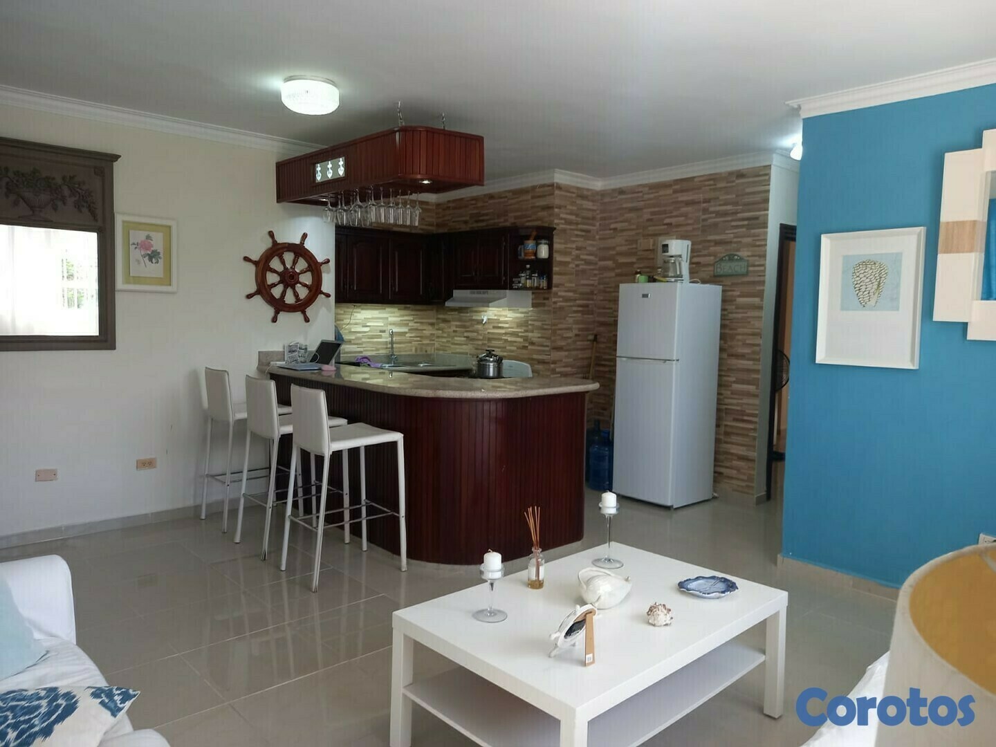 apartamentos - Apt para vivir o Invertir En Bávaro En Apartamento Amueblado Full CODIGO: PD34 6