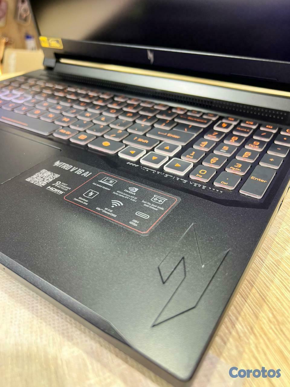 computadoras y laptops - Acer Nitro V16 Al Gaming Laptop: AMD R5, RTX 5050 8