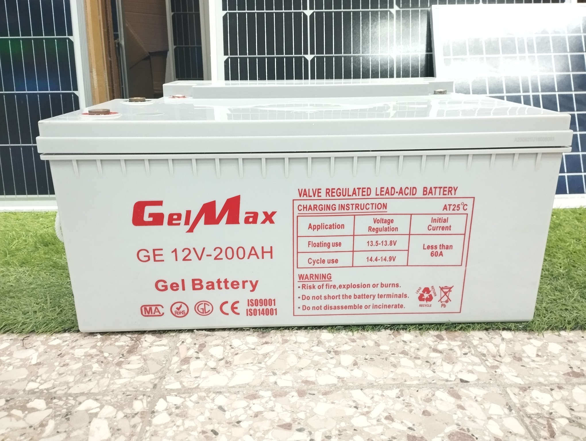 otros electronicos - Batería gel Max 200 amperes 