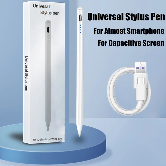 celulares y tabletas - Lápiz óptico universal, compatible con celulares, tabletas iPad. Capacitiva  0