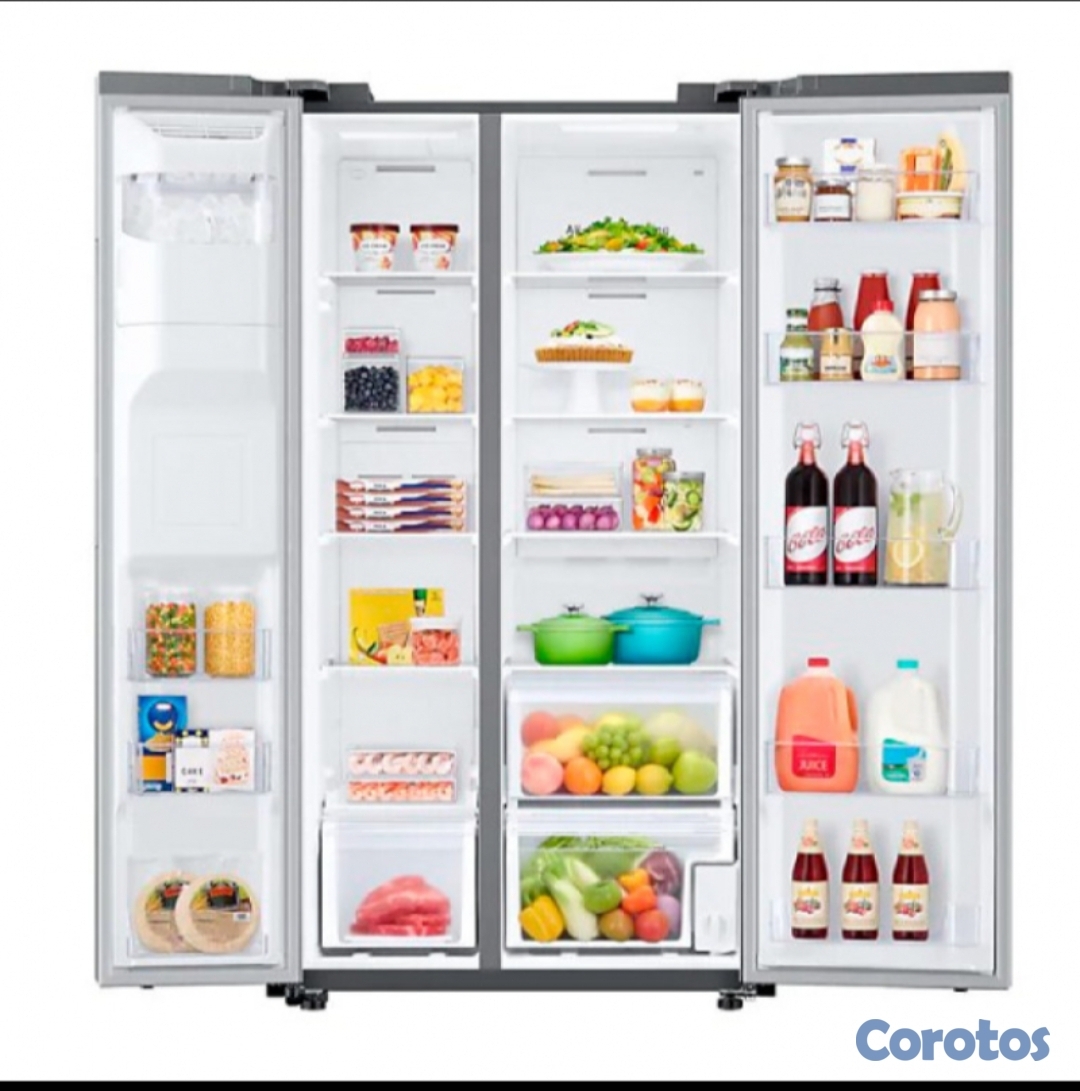 electrodomesticos - Nevera Samsung 27P Side by Side Modelo	RS27T5200S9 3