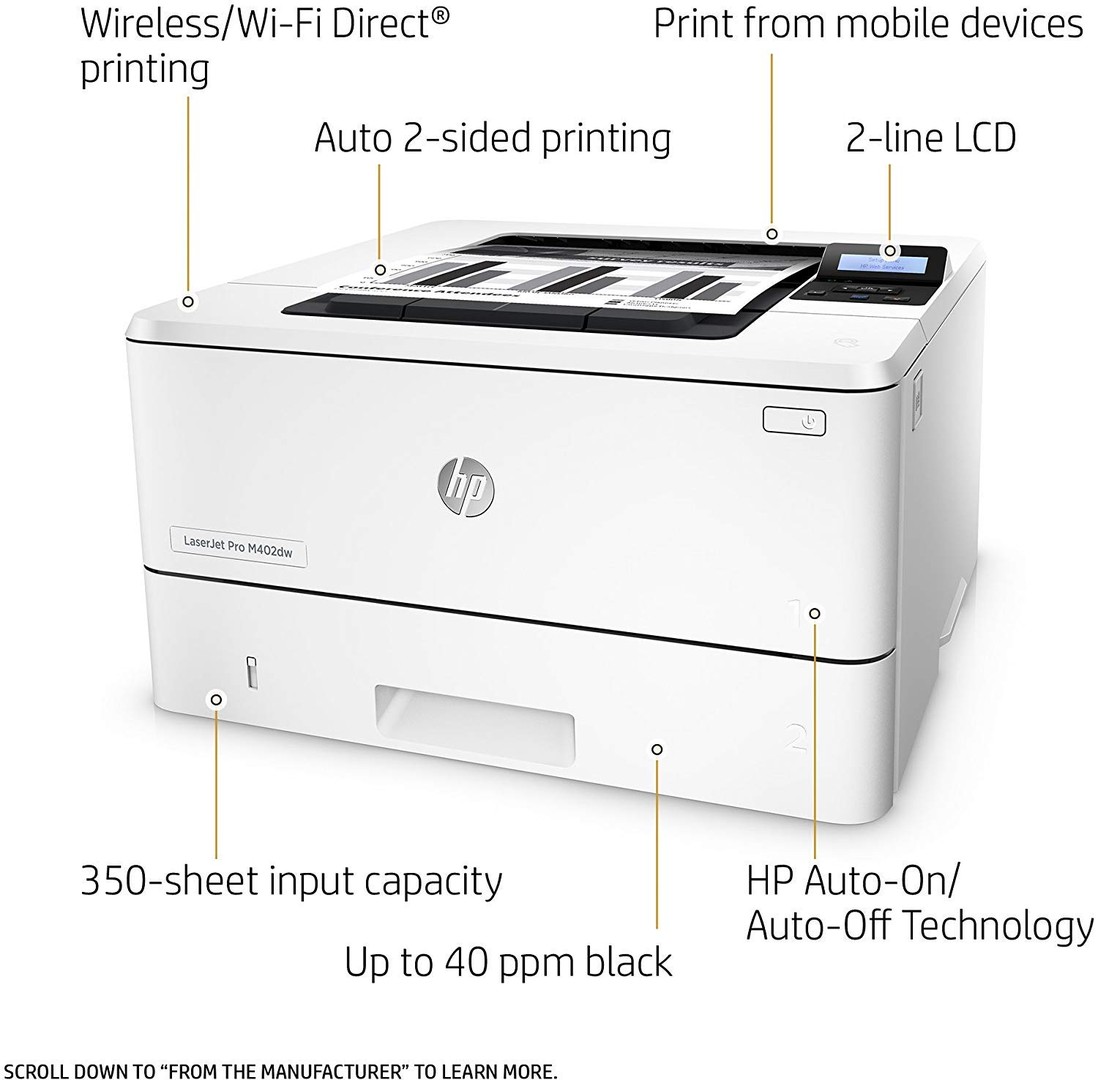 impresoras y scanners - NUEVA EN SU CAJA Impresor HP LaserJet Pro M402DN
Negro Normal Hasta 40 ppm
DUPLE