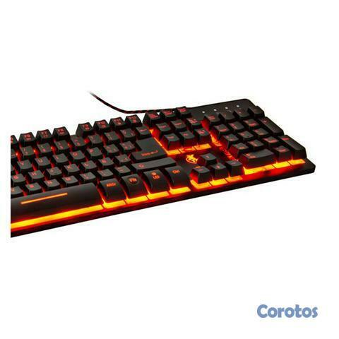 computadoras y laptops - TECLADO GAMER XTECH XTK-520S, USB, ESPAÑOL, MULTIMEDIA, LUZ DE FONDO 3 COLORES 2