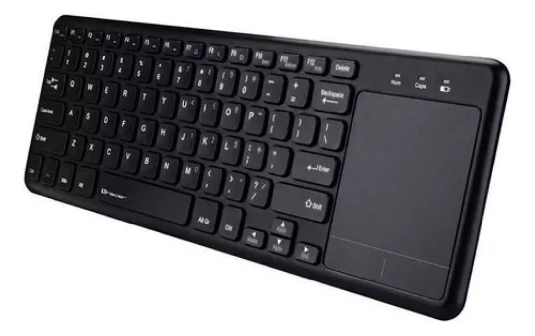 accesorios para electronica - Teclado inalámbrico para Mac, Windows, Android con bluetooth y freceptor 2.4g 4