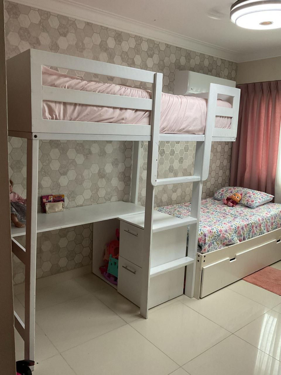 muebles y colchones - Camarote TWIN con escritorio integrado 3