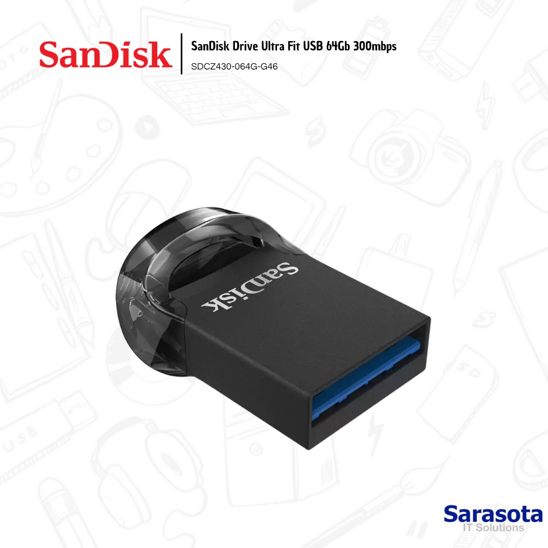 accesorios para electronica - Sandisk memoria USB 3.2 Ultra Fit de 64Gb 300mbps 2