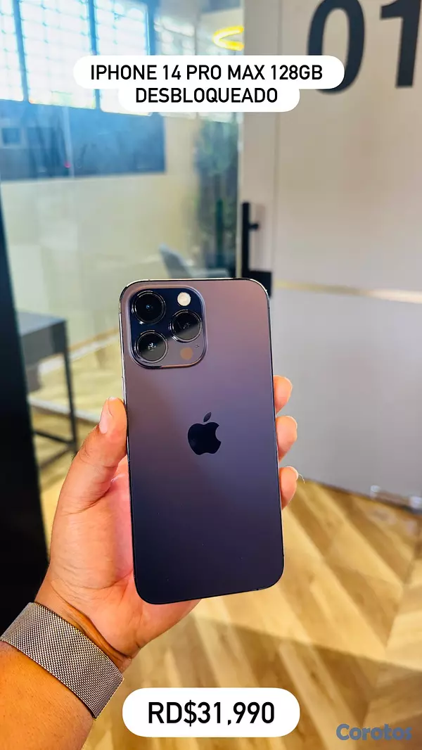 celulares y tabletas - iPhone 14 Pro Max 128Gb Desbloqueado 2
