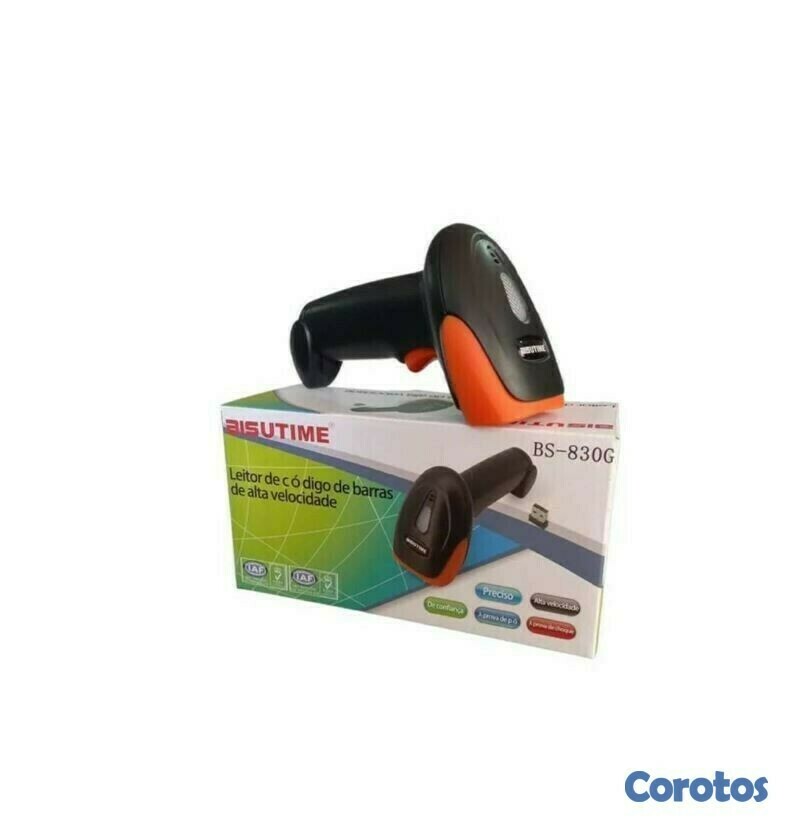 impresoras y scanners - Lector de codigo de barras inalambrico y USB recargable. 4