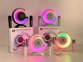accesorios para electronica - Altavoz portátil Bocina TWS con 2 micrófonos inalámbricos bluetooth  4
