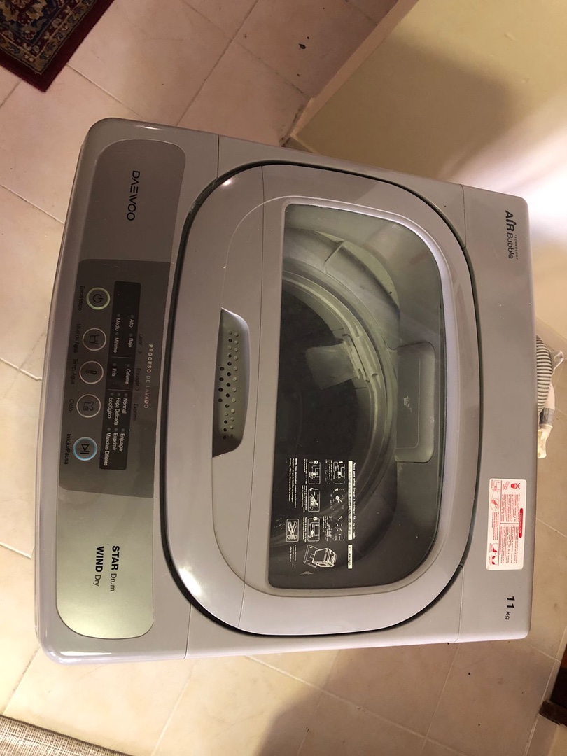 electrodomesticos - Lavadora automática Daewoo 11kg/24lb