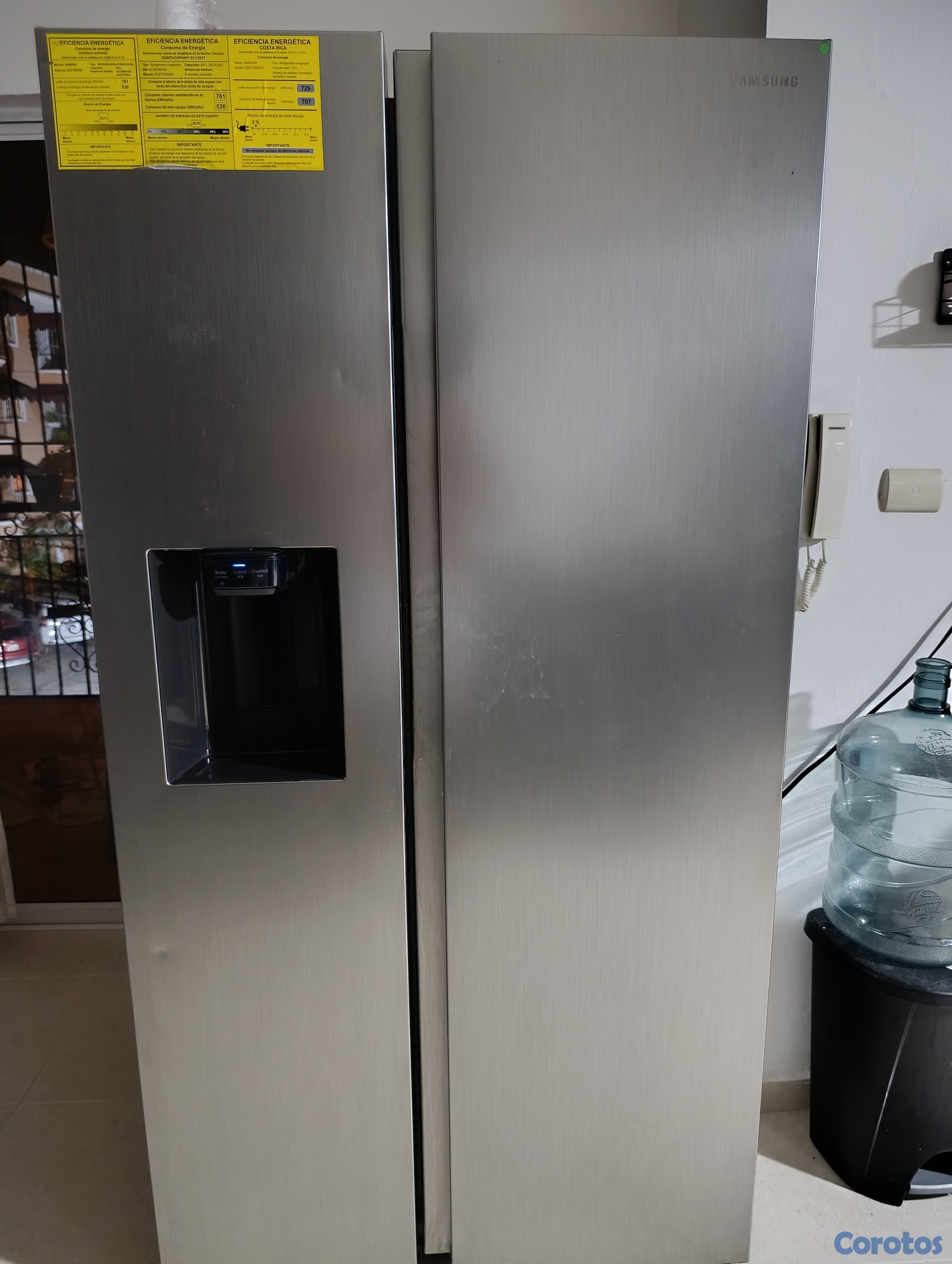 electrodomesticos - Nevera Samsung 27P Side by Side Modelo	RS27T5200S9 4