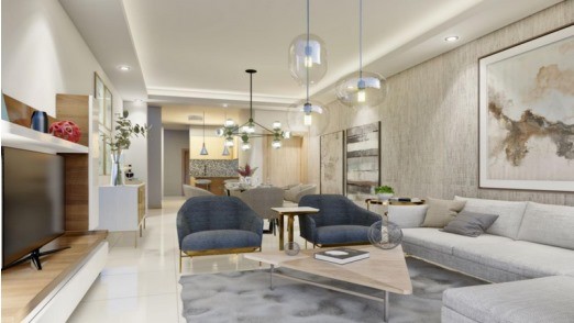 apartamentos - ALQUILER DE APARTAMENTO AMUEBLADO EN PIANTINI  1