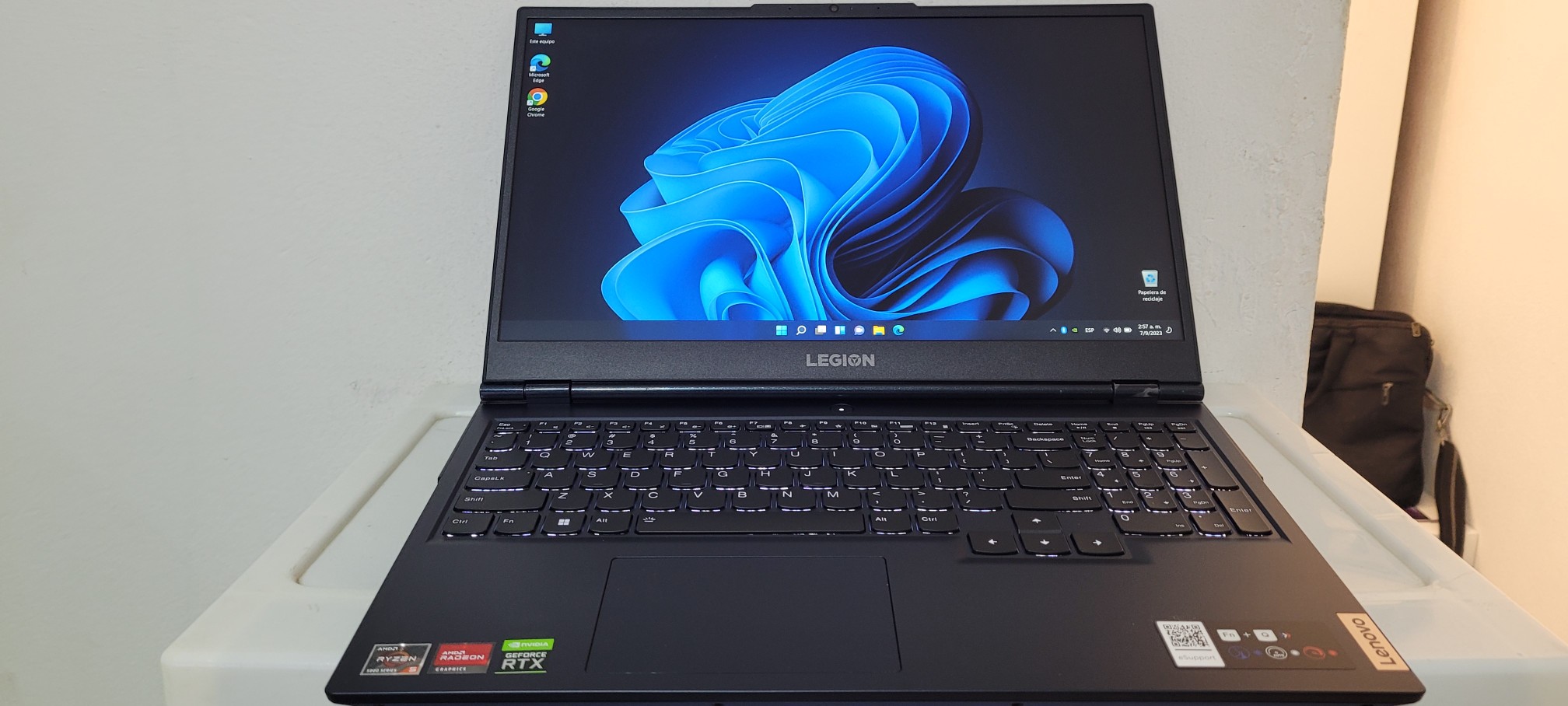 computadoras y laptops - Lenovo Slim Gaiming Ryzen 5 Ram 16gb ddr4 SSD 512GB nVidea RTX 3050Ti 4gb New 0