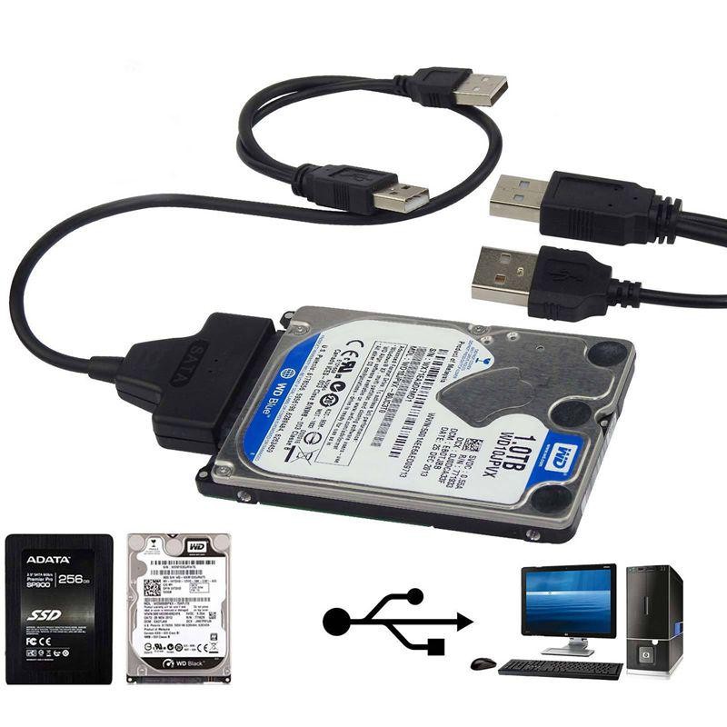 Cable Adaptador de USB a  Disco Duro SATA 3.0 Adaptador USB a SATA Conector USB  3