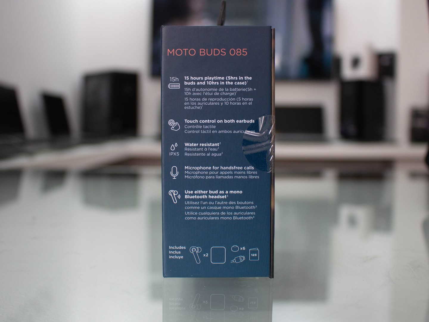 camaras y audio - Headset Motorola Moto Buds 120/Autonomía Hasta 15 horas de reproducción
