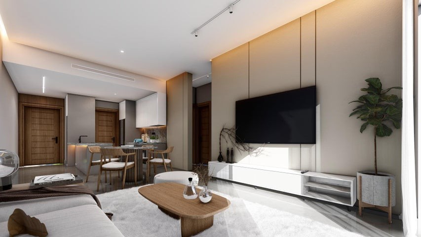 apartamentos - Proyecto en venta Punta Cana #23-1359 un dormitorio, balcón, parqueo.
 2