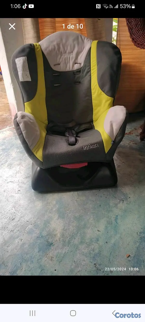 coches y sillas - silla 100
silla para comer 2500
canguro 600
 9
