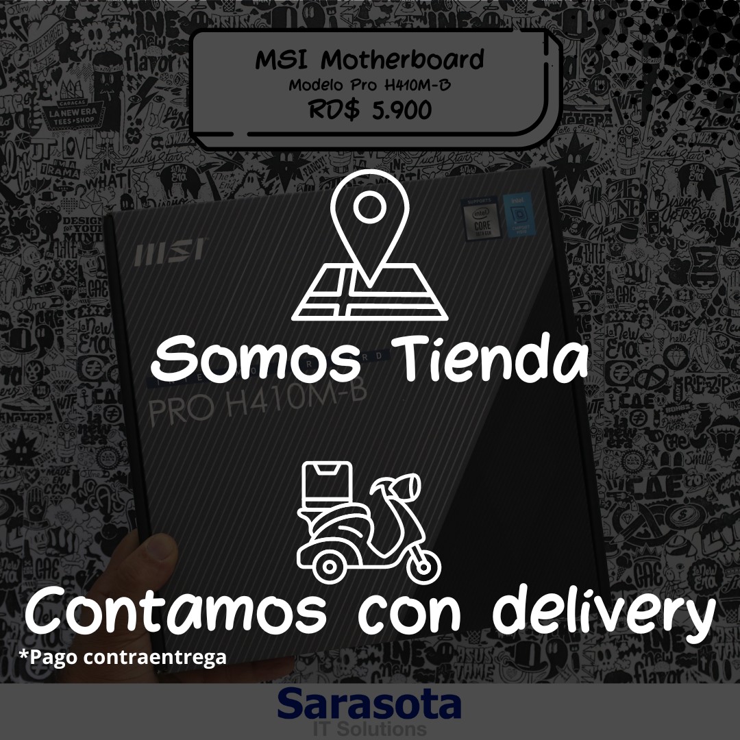 accesorios para electronica - MSI Motherboard H410M-B Pro Somos Sarasota 2