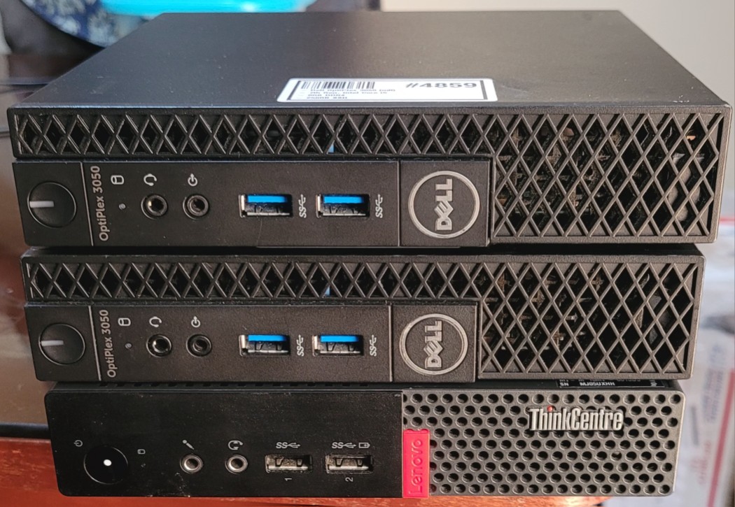 computadoras y laptops - Oferta mini CPU Dell y lenovo Core i5 7ma Gen Ram 8gb ddr4 Disco 256gb SSD WIFI