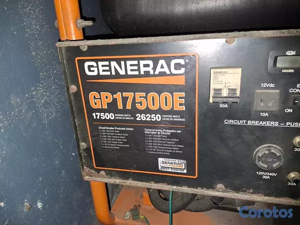 plantas e inversores - VENDO PLANTA ELECTRICA GASOLINA 17 KW 3