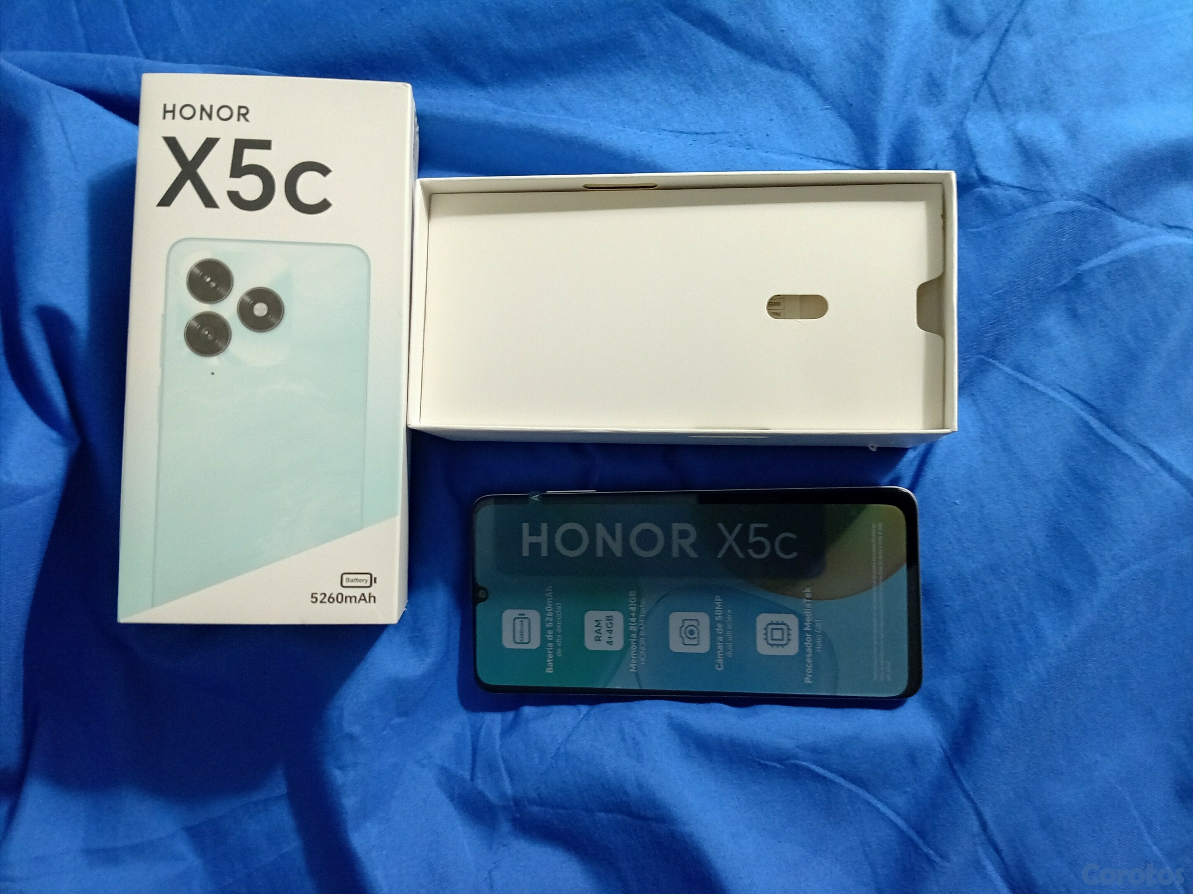 celulares y tabletas - celular nuevo en su caja Honor X5c sin cargador 4