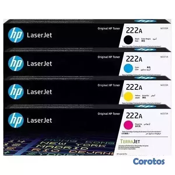 impresoras y scanners - TONER HP 222A - EN TODOS LOS COLORES   2
