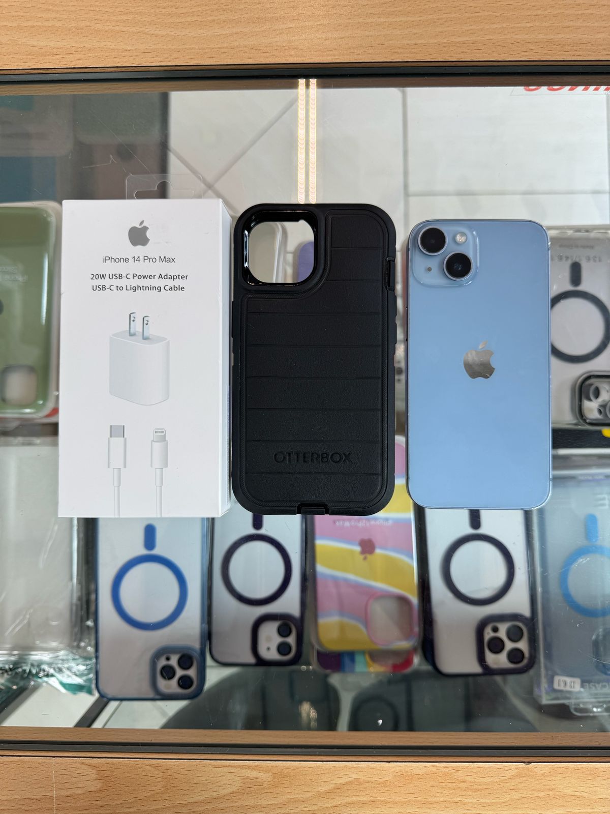 celulares y tabletas - Iphone 14 azul 128 GB E-Sim Desbloqueado