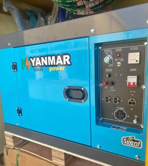 construccion e industrial - Planta eléctrica 10KW 110 200V Diésel semi silenciosa nueva sin usó  3
