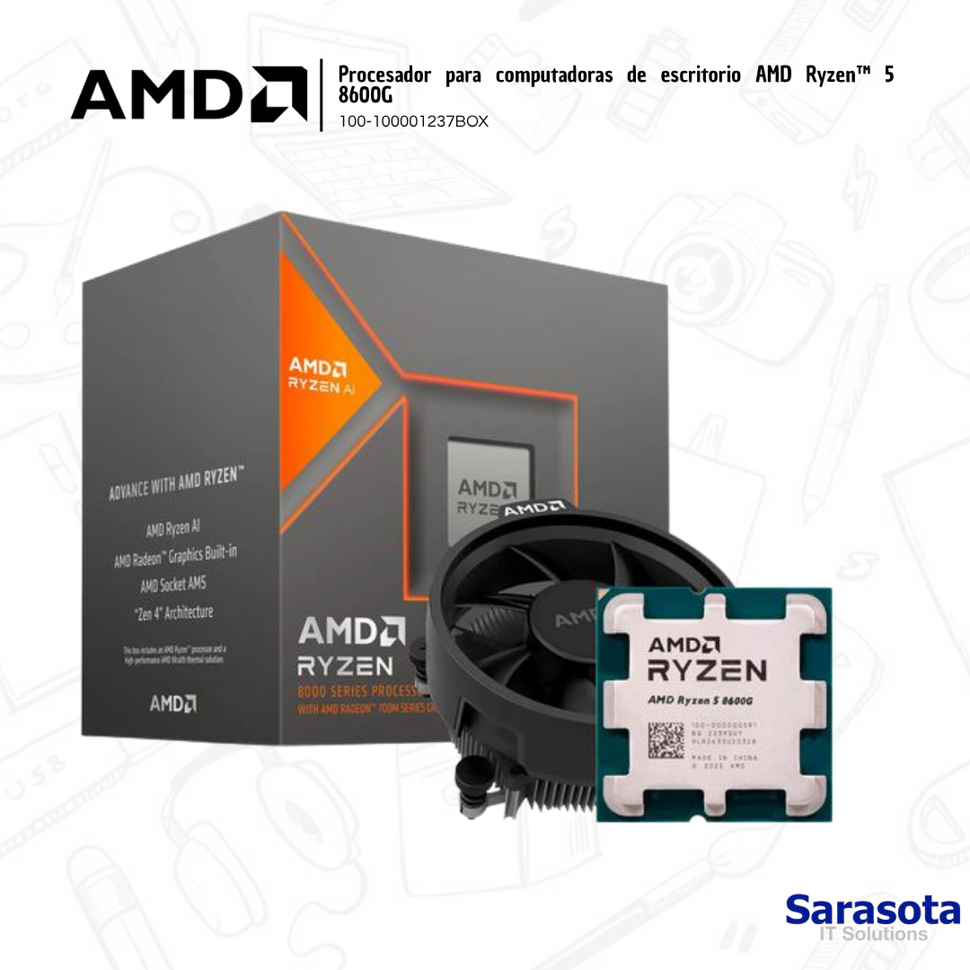 accesorios para electronica - AMD Procesador para computadoras 8600G 1