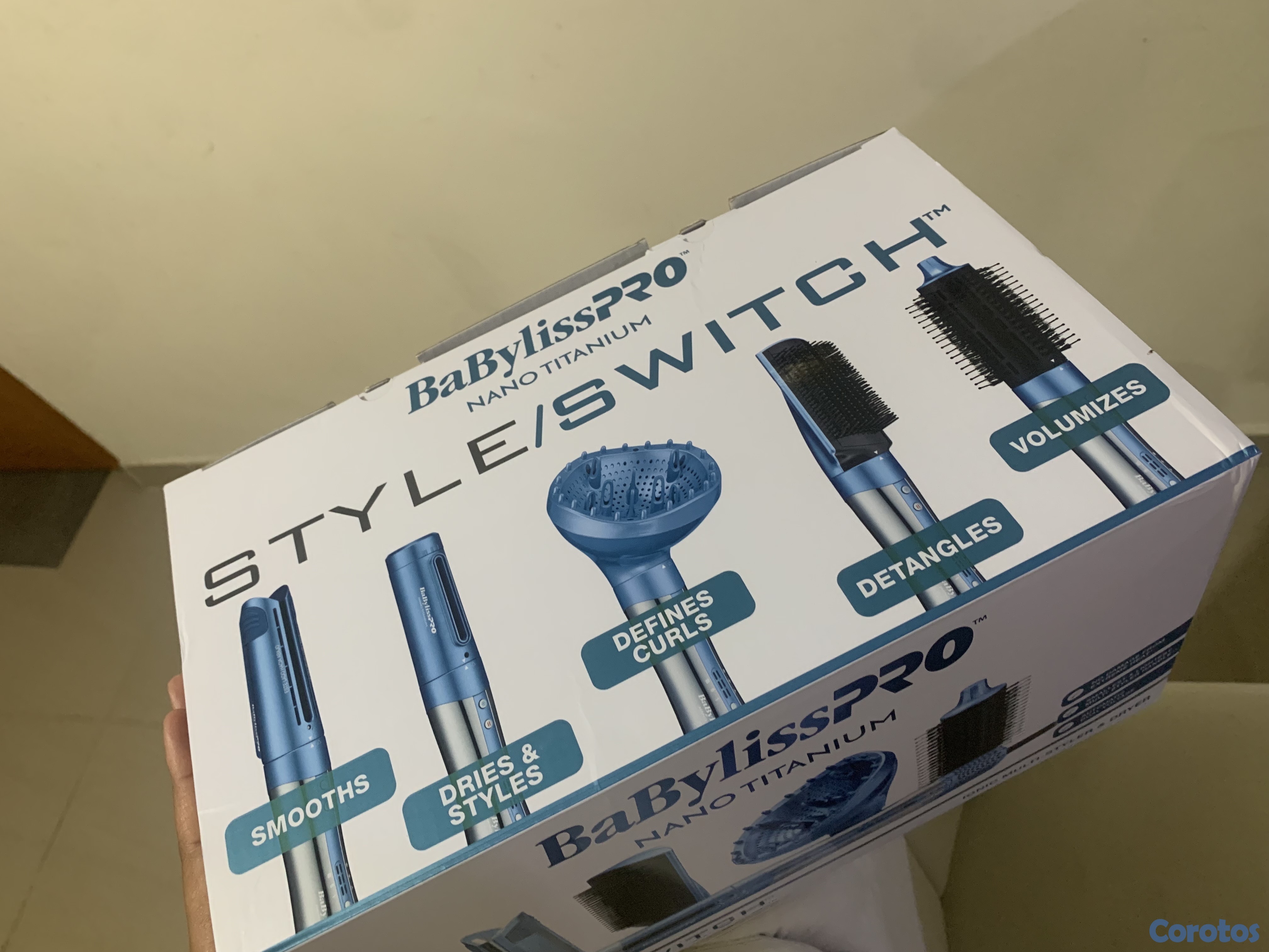 otros electronicos - 💙 BaBylissPRO Style/Switch Nano Titanium – Seca, Alisa, Riza y Da Volumen 💨
 7