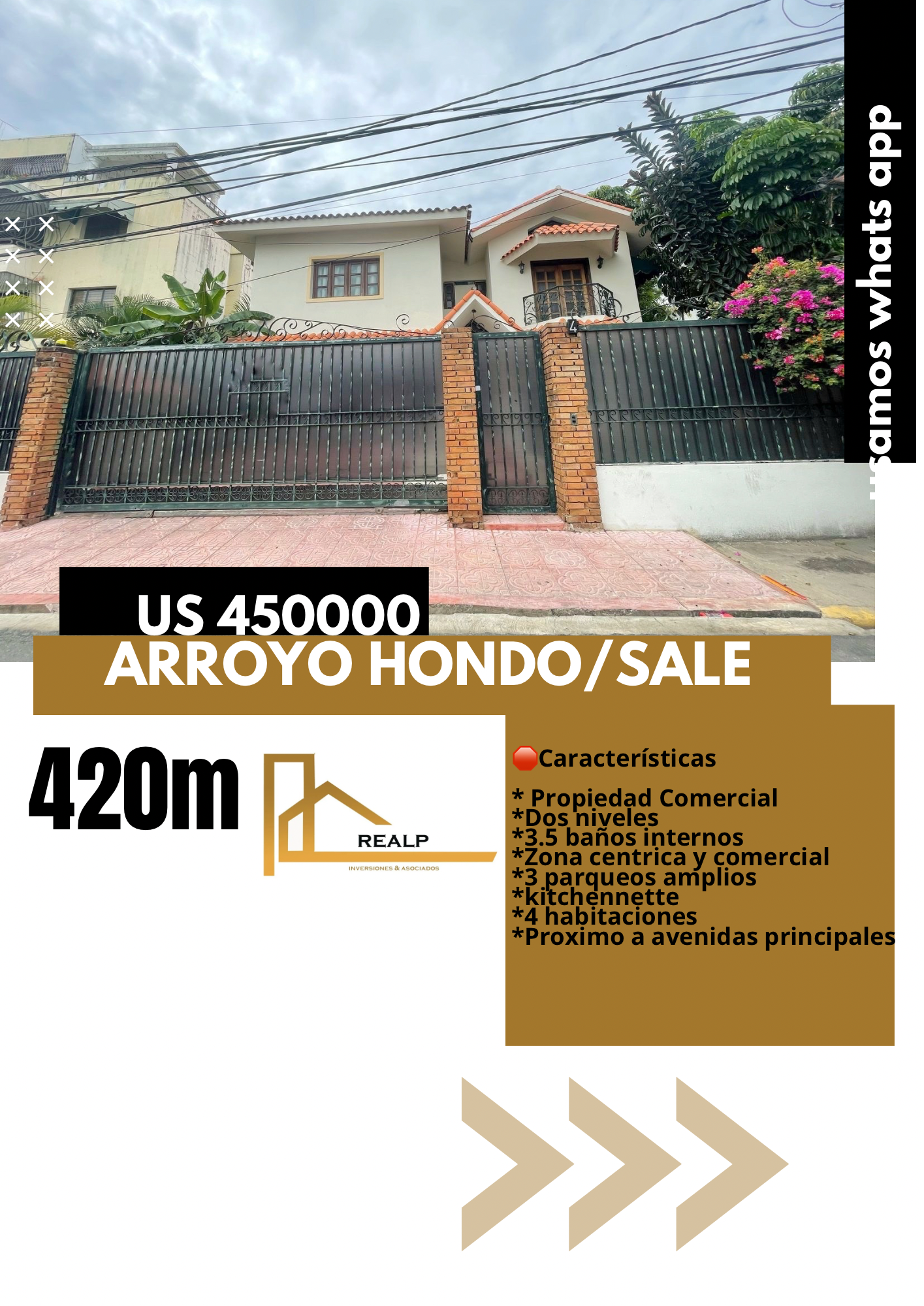casas - Casa comercial arroyo hondo 