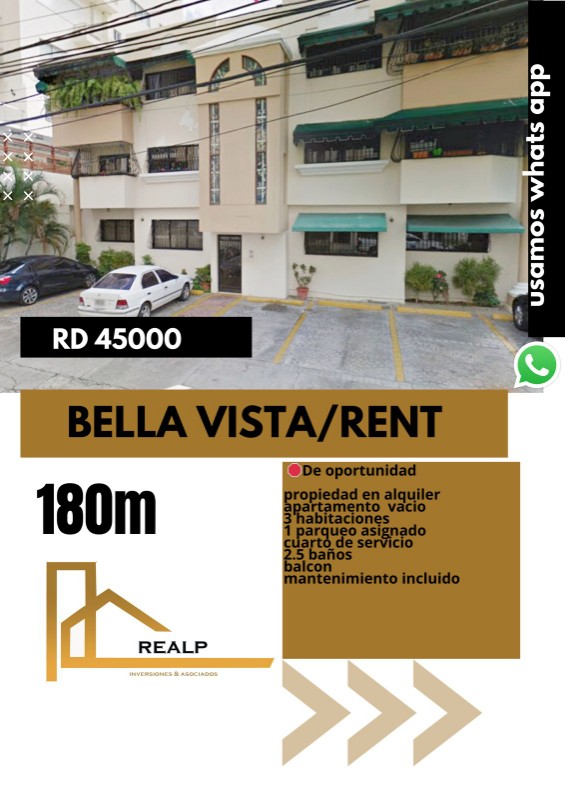 apartamentos - Apartamento en Bella vista 0