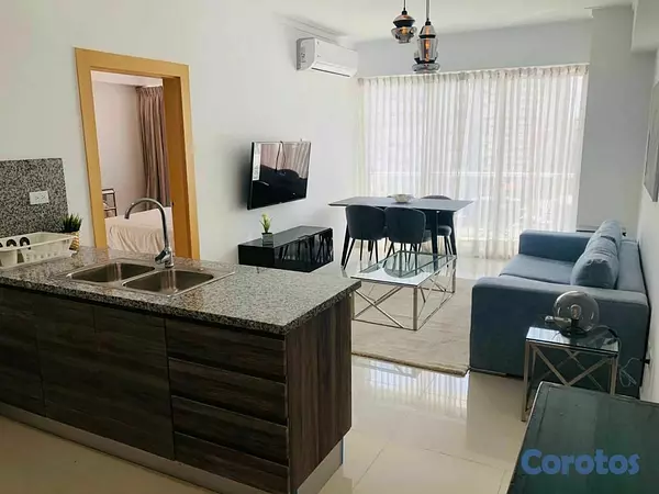 apartamentos - Apartamento en Alquiler en Piantini Amueblado de U 5
