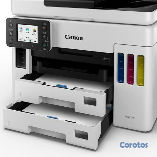 impresoras y scanners - CANON PROFESIONAL  GX7010 MAXIFY, SISTEMA TINTA CONTINUA DE FABRICA,DOBLE BANDEJ 2