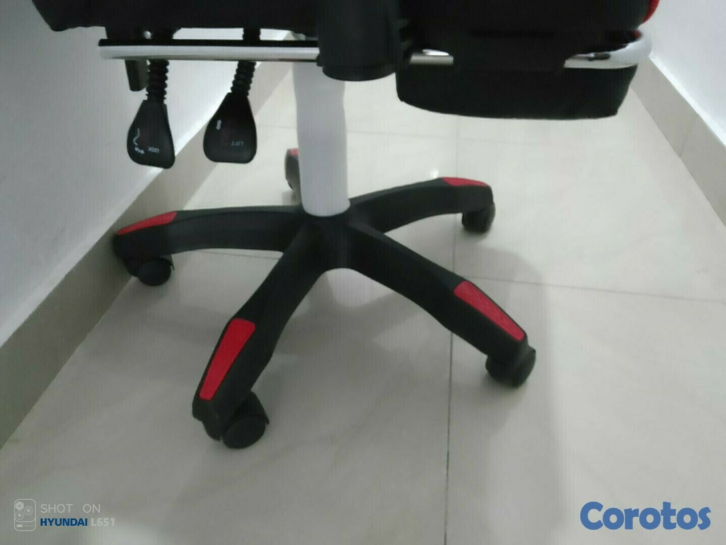 muebles y colchones - SILLA GAMER  HG-F-EC2 ROJA,AZUL Y BLANCA 6