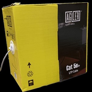otros electronicos - ABLE UTP AGILER CAT5E, 1000 PIES, 25 AWG, 100% COBRE, FLUKE TEST PASS, 4 PARES 0