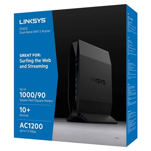 impresoras y scanners - ROUTER WIRELESS LINKSYS E5600, DUAL BAND - 2.4GHZ / WIFI 5 /HASTA 1.2 GBPS / 5.0 1